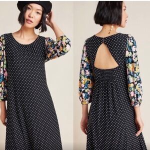 Anthropologie Maeve Balloon sleeve knit tunic dress